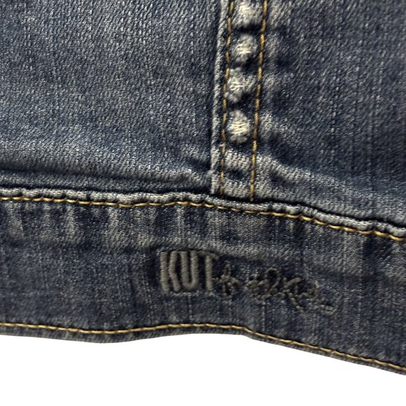 Kut From The Kloth Blue Denim Jacket Size L - Picture 5 of 11